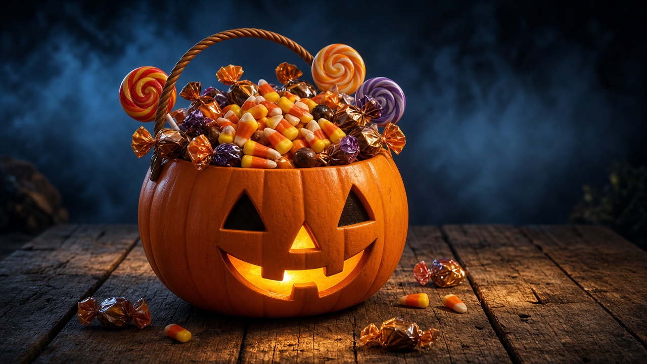 Ryker's candy bucket